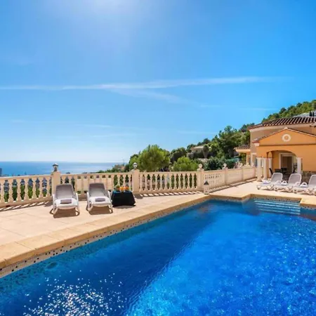 Luxury Sea View Oltamar - Single Level - Private Pool - Full Privacy Calp